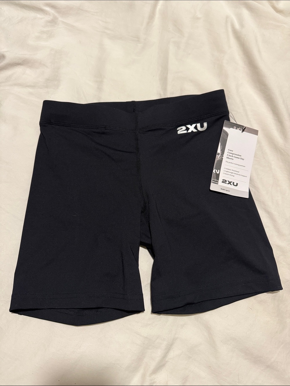 2XU Black Women's Bike Shorts with Logo